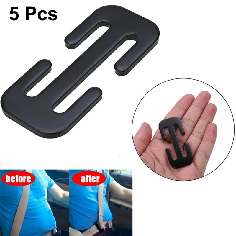 Cinturones de seguridad Accesorios 5 Ajustador de seguridad de automóvil Auto Bloqueo Clip
