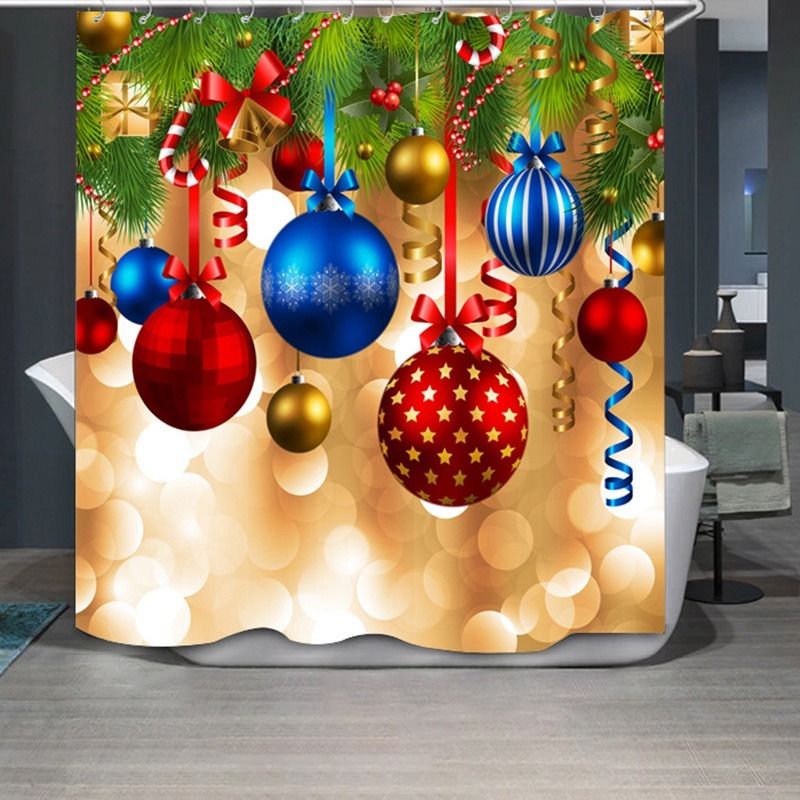 C cortina de Natal-W180 x H150cm