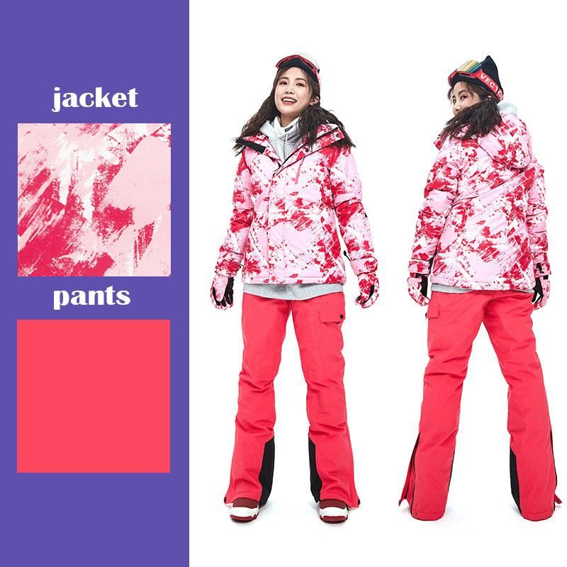 Skiing Jackets Ski Jacket And Pants Women Suit Warm Waterproof