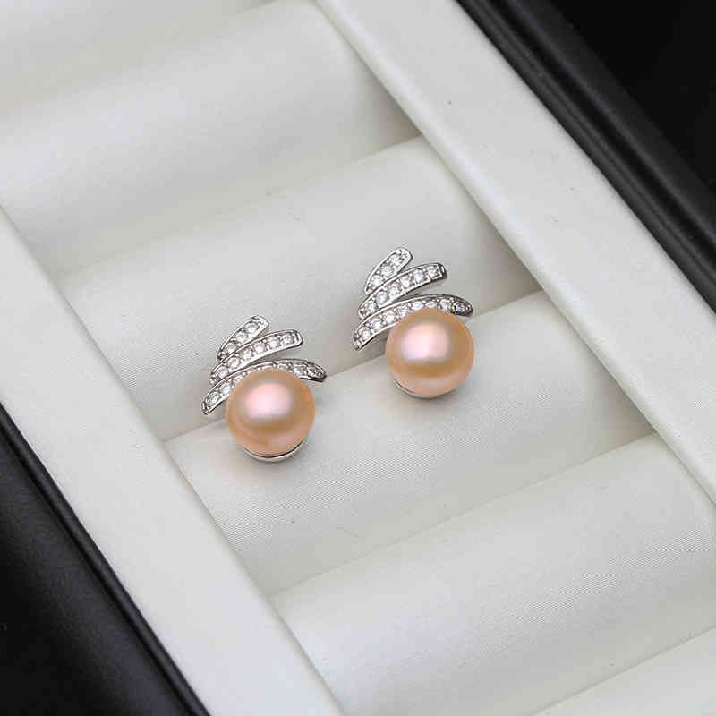 Pink Pearl Earring