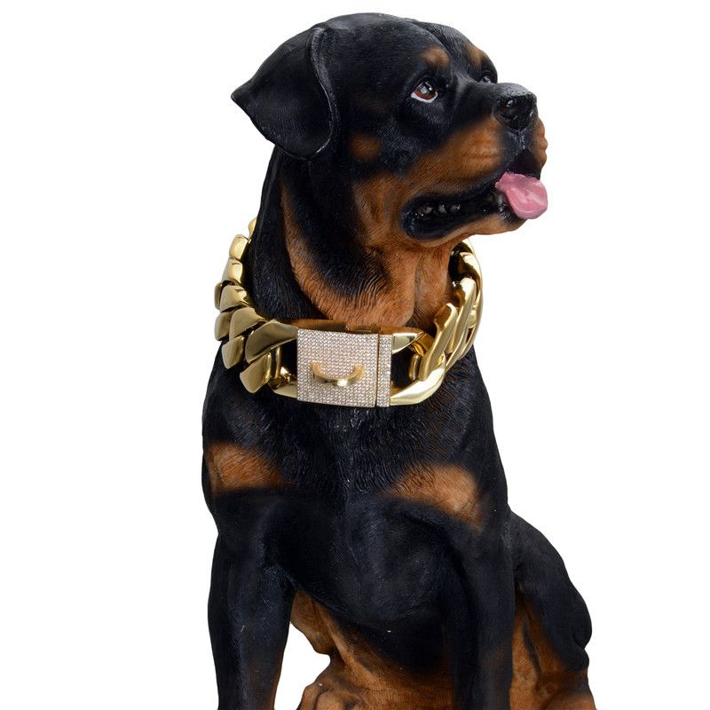 Compra Brillo Rhinestone Perros Collares Ancho Gran Perro Collar De Perro  Moda Hueco Suministros Mascotas Casro Doberman Decoración De Suministro Collar  De Cristal Barato | Entrega Rápida Y Calidad | Es.Dhgate