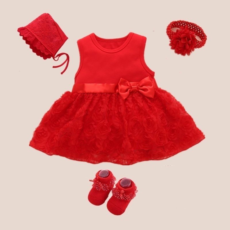 Vestidos de niña Vestido para bebés recién nacidos ropa de fiesta de 1 año Vestido de Vestidos de niña Vestido para bebés recién nacidos ropa de fiesta de 1 año Vestido de