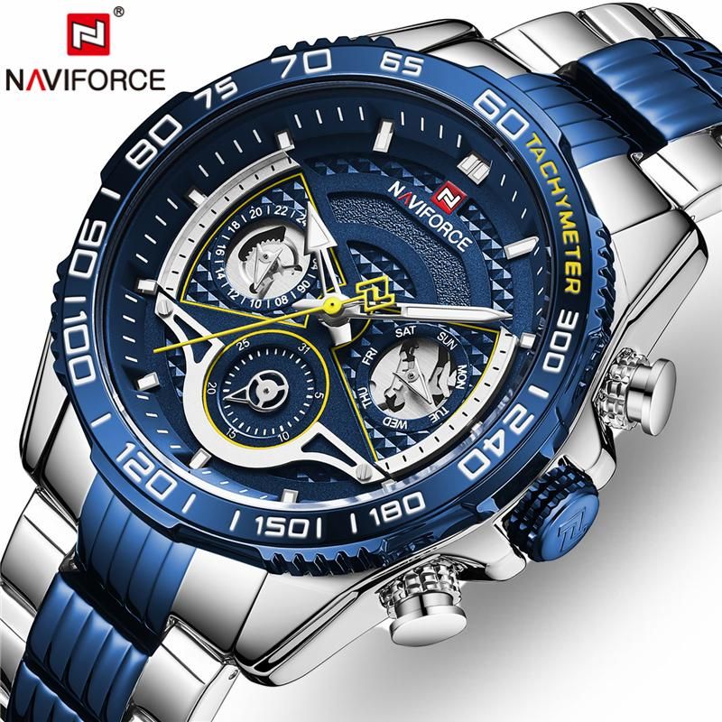 2021 Horloges Naviforce Top Mens Horloges Casual Donkere Nacht Mode Klok  Quartz Sport Waterdichte Horloge Heren Relogio Masculin Van  Patrickbeverley, 37,95 € |DHgate