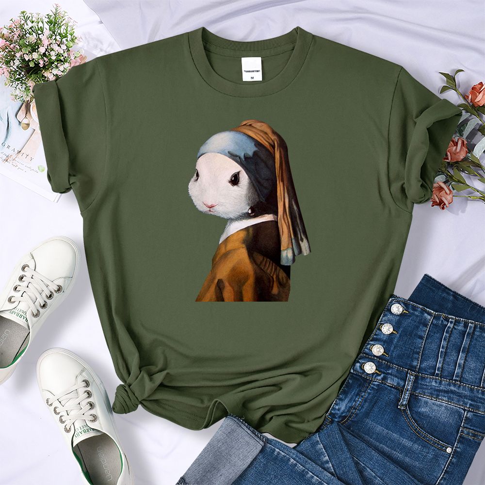 Patrón De Estampado De Gato Suelto De Moda Casual Para Mujer Patrón De Estampado De Gato Suelto De Moda Casual Para Mujer