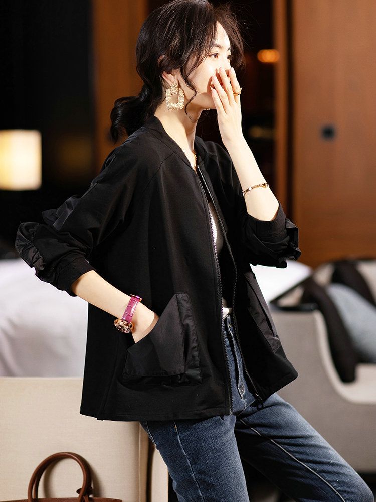 plus size ruffle coat