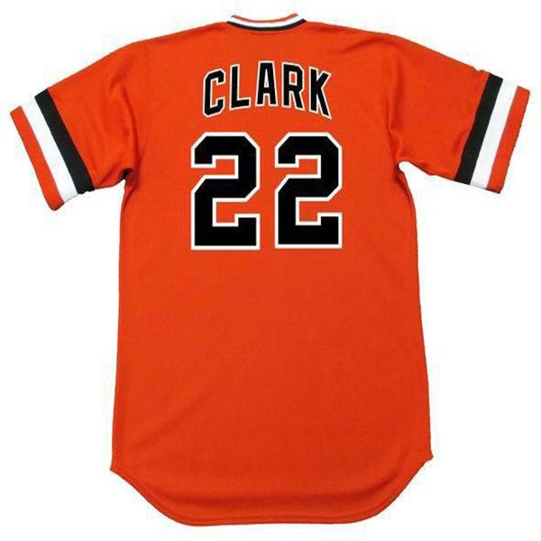 22 Jack Clark 1982 Orange