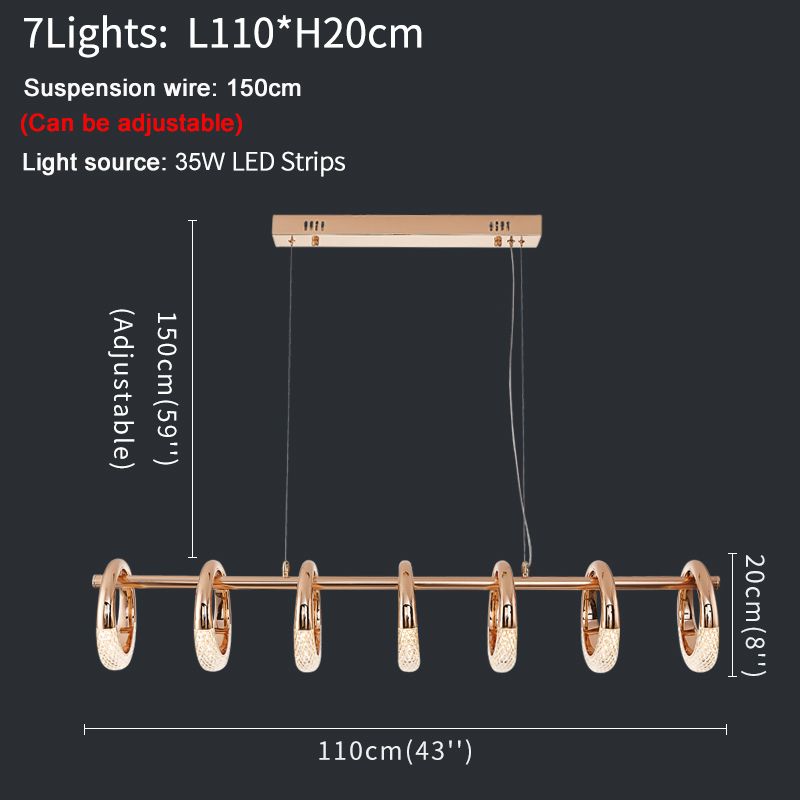 L110H20CM 7 licht