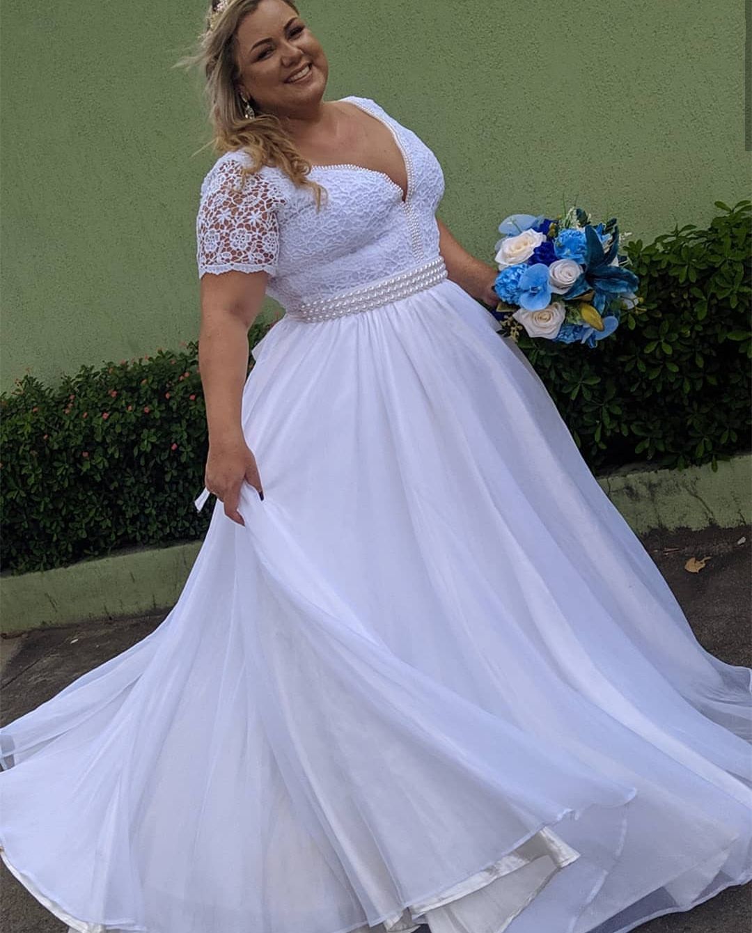 Plus Size Beach Wedding Dresses With ...