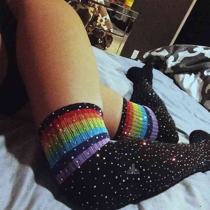 Black Socks + Color Bar