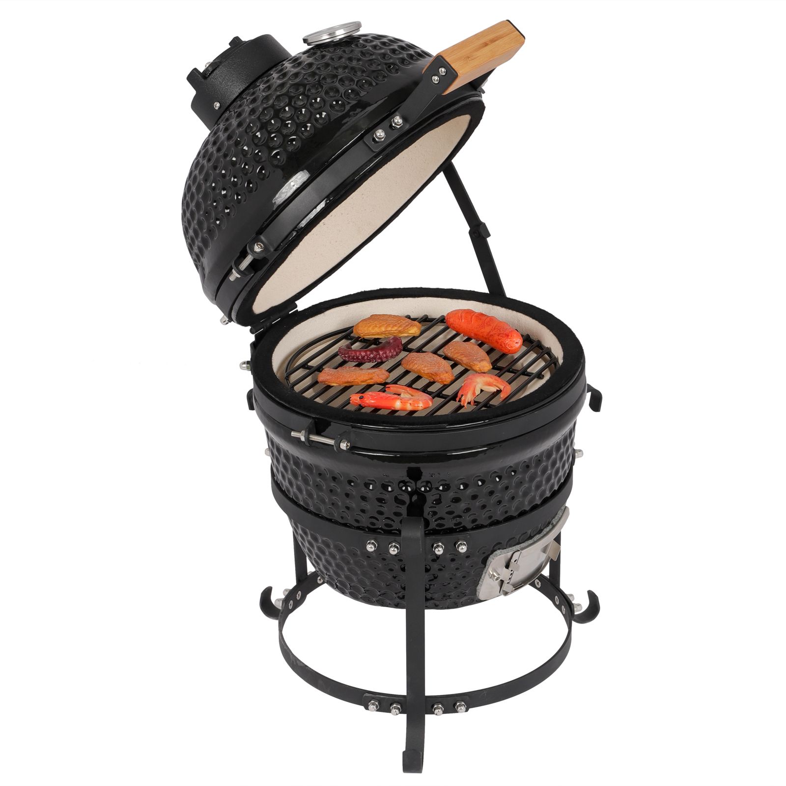 Compra Cerámica Barbacoa Parrilla Portátil Carbón De Leña Ahumado Pollo  Multifunción Pizza Horno Europeo Y Americano Parque Al Aire Libre Camping  Picnic Negro Barato | Entrega Rápida Y Calidad | Es.Dhgate