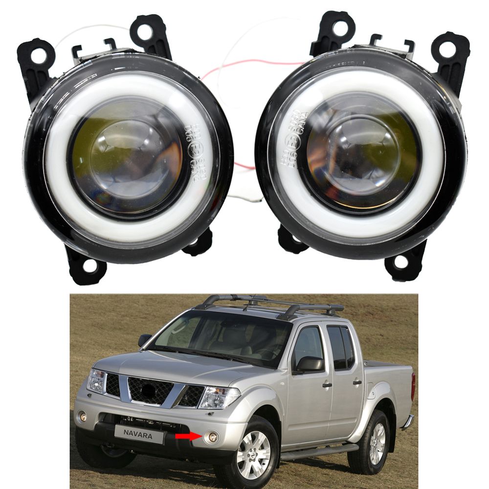 Pair LED DRL For Nissan Navara NP300 D40 2004 2013 2014 2015 LED Angel