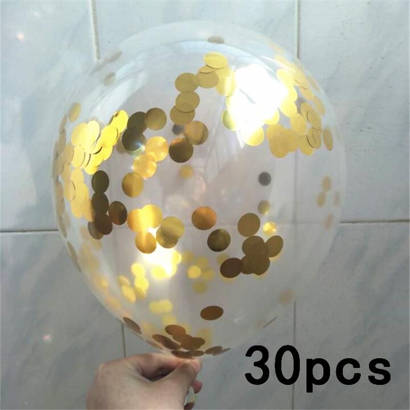 30pcs Gold Confetti