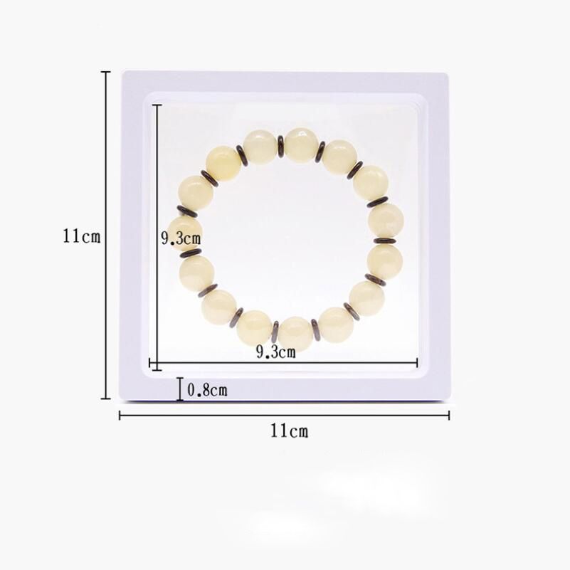 ホワイト：ベースなしの11 * 11 * 2cm