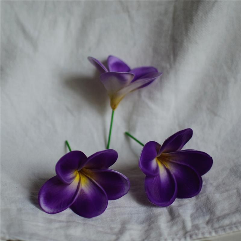purple with stem