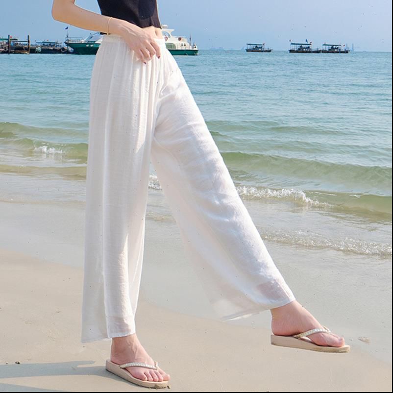 Palazzo de Pantalones para Mujer en color blanco | FASHIOLA.es