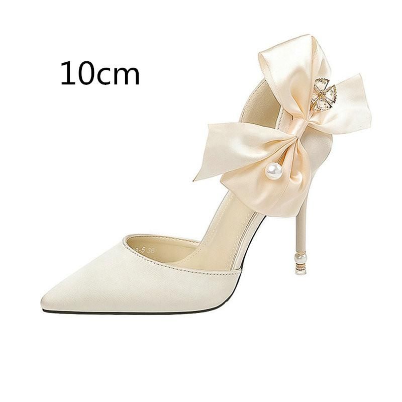 Beige 10cm heel