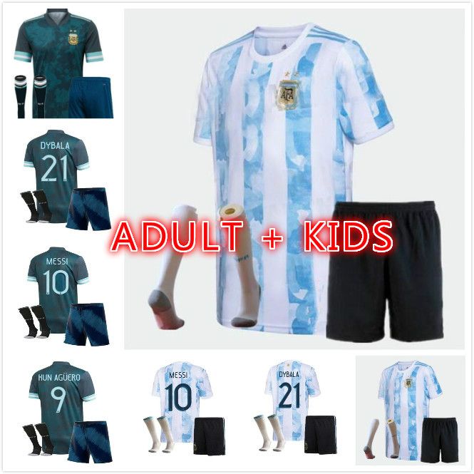 2021 Argentina Soccer Jersey 2021 2022 KUN AGUERO LO CELSO MARTINEZ