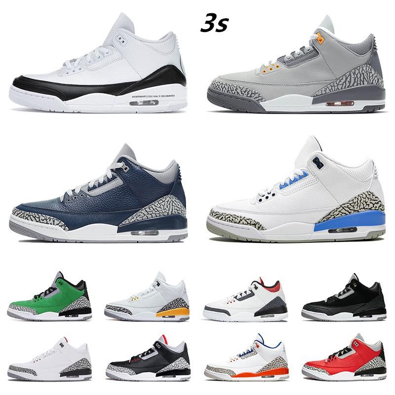 Mens Basketball Shoes 3s 3 UNC Jumpman 