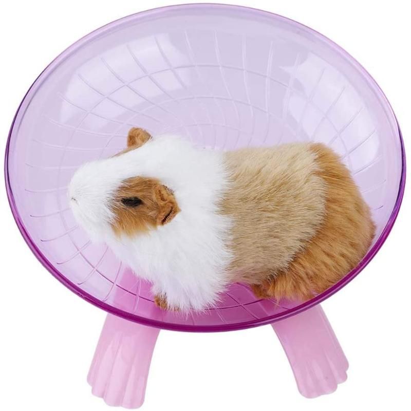 Small Animal Supplies Pet Hamster Flying Saucer Exercise Wheel Mouse  Running Disc Toy Cage Accessories For