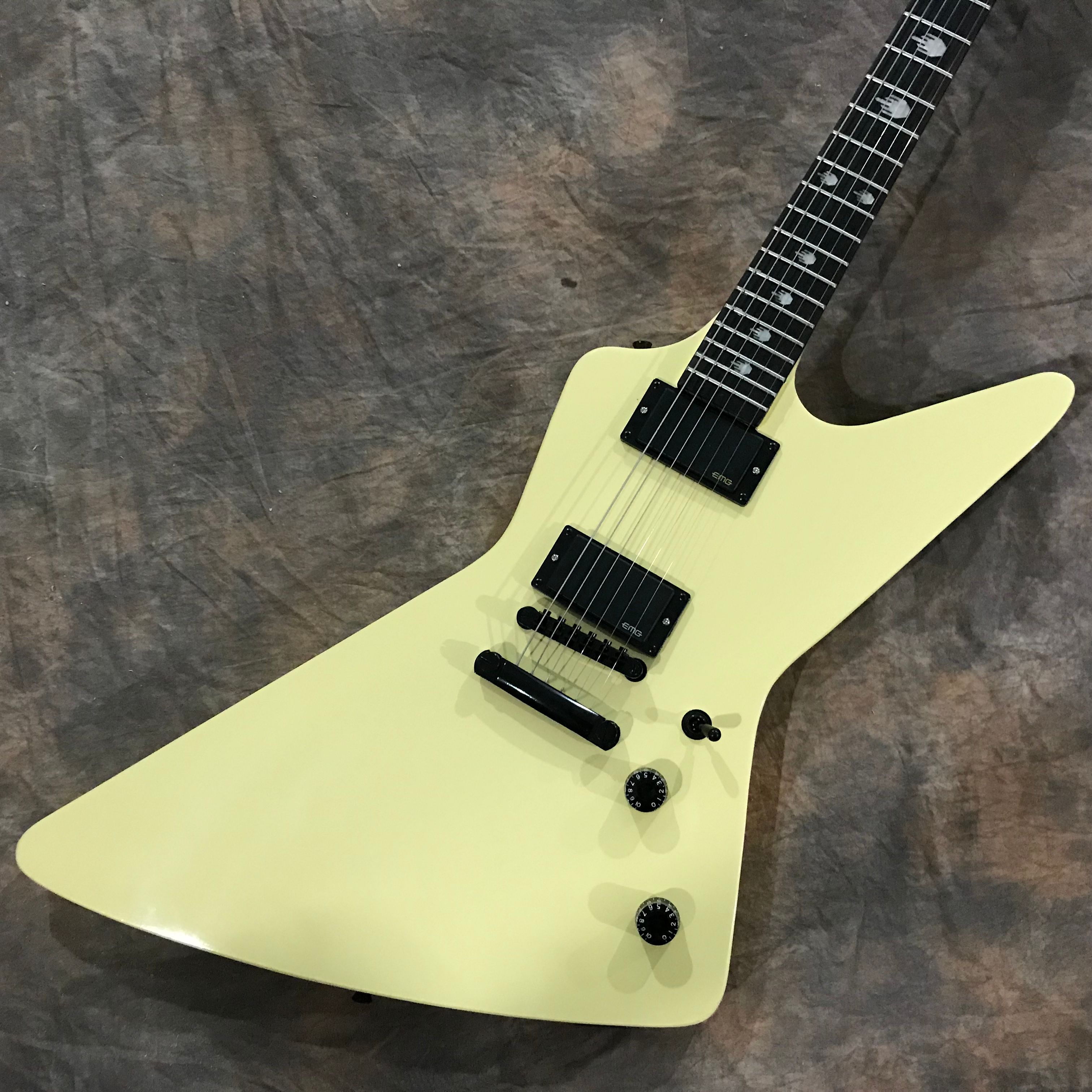 Mx 2 Metallic James Hetfield Cream Yellow Explorer Electric Guitar Eet Fuk Inlay Rosewood Fingerboard China Emg Pickups Black Hardware From Ac Dc 104 53 Dhgate Com