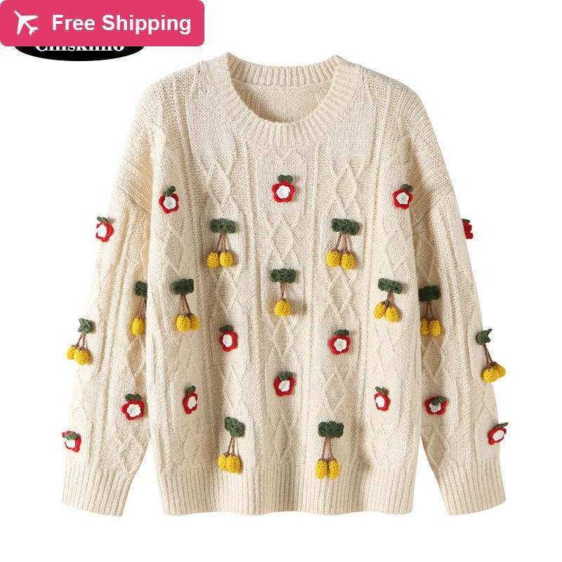 Maglione con ricamo a fiori in verde - donna - CORMIO -  divincenzoboutique.com
