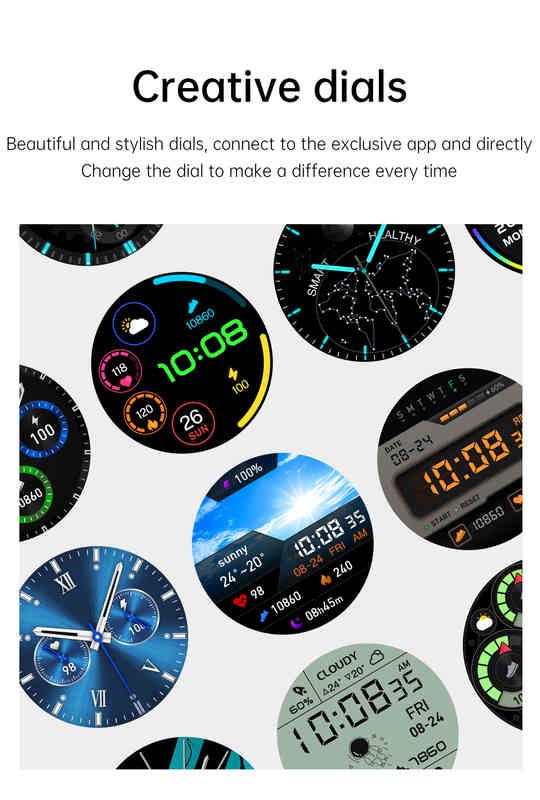 Amoled smart watch vwar rex pro sempre em exposição 4g de memória bluetooth  música chamada tws auricular homens smartwatch da samsung iphone comprar  on-line \\ Dispositivos Portáteis | Omecanismo.pt