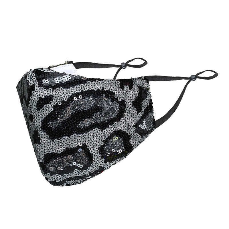 Sequin argento leopardo (filtro)