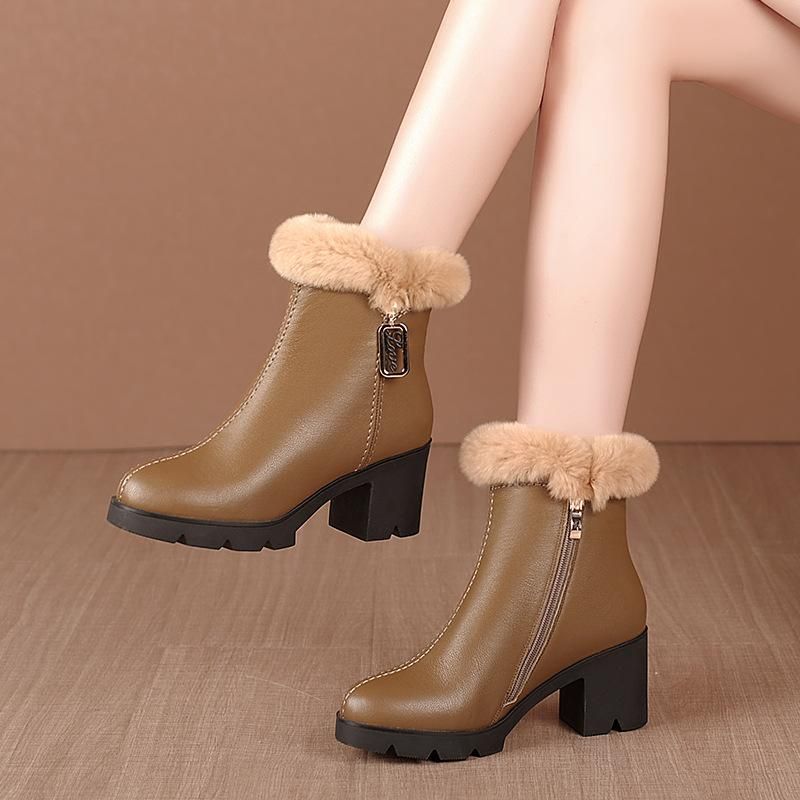 ENVAL SOFT STIVALETTI da donna invernali caldi in pelle bassi scarpe  scarponcini EUR 78,90 - PicClick IT