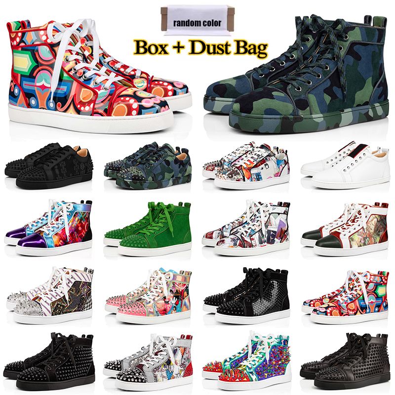 graffiti red bottoms