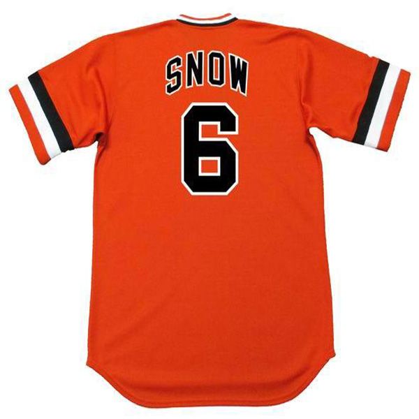 6 j.t. snow 1970&#039;s orange