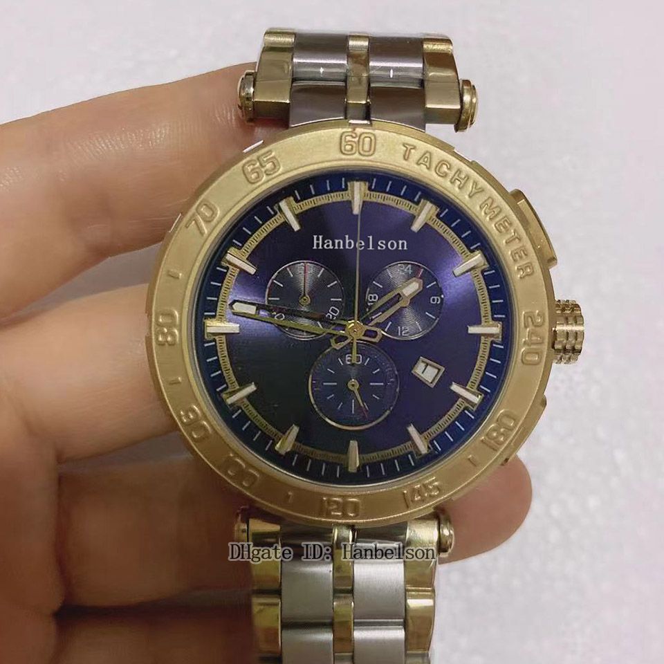 Two-tone gold (blue dial)