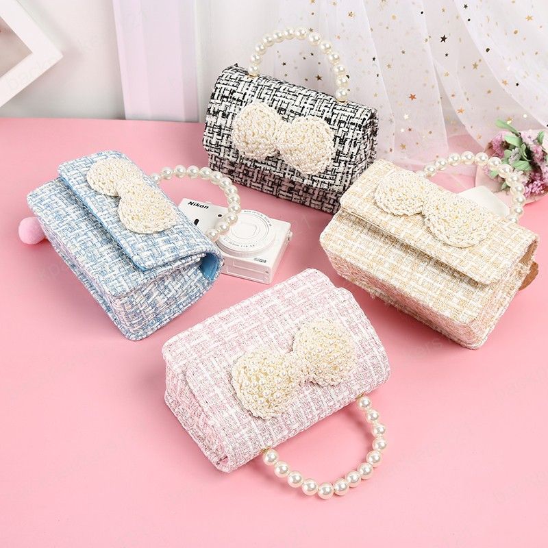 Children's Cute Mini Crossbody Bag Tassel Decor Small Satchel Bag