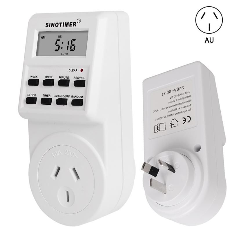 Timers 110/220V AC Programmable Weekly Electrical Power Socket Timer