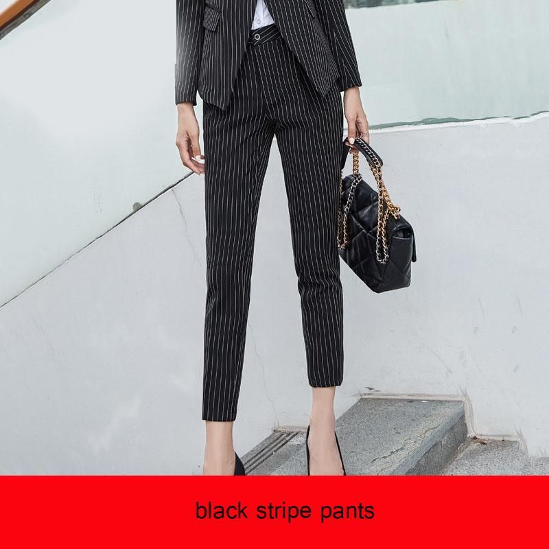black stripe pants