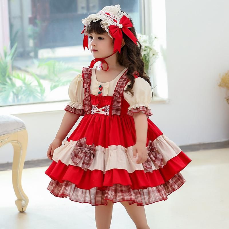 Compra Vestidos De Niña Baby Girls Ropa Española Niños Lolita Princesa Bola  Bolsa Para Niña Cumpleaños Bautismo Partido Vestidos Vintage Infantil  Barato | Entrega Rápida Y Calidad | Es.Dhgate