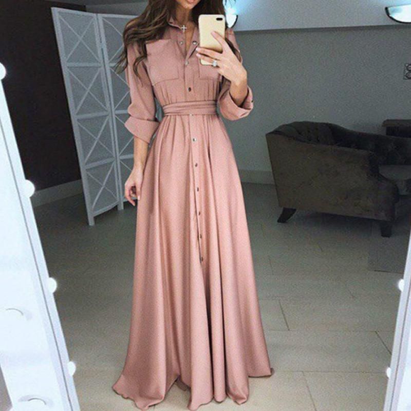 Vestido Tipo Camiseta Longo Denmark, SAVE 45% 