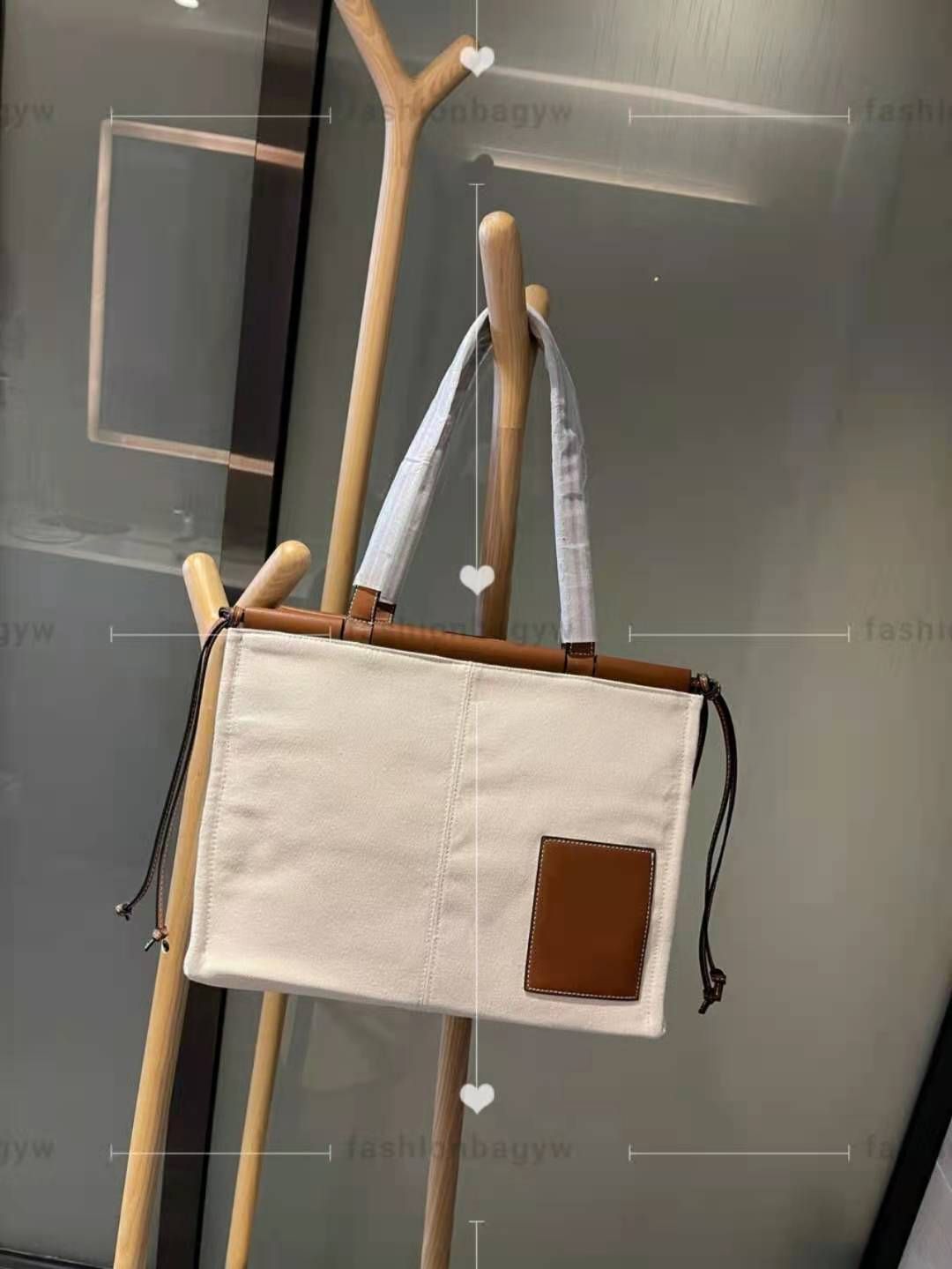 Compra Bolsa De Compras De Alta Calidad Bolsas Diarias De La Playa  Diseñador De Cercanías Cuero Marrón Patchwork Lienzo Plegable Vintage Chic  Work Holiday Debe Tener Bolso Minimalista Barato | Entrega Rápida