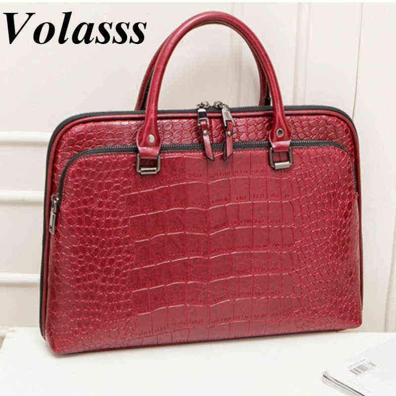Compra Maletín De Cuero Para Mujer De Moda Para 13.3 14.1 Pulgadas Portátil  Bolso De Mano Bolsos De Hombro Mujer Trabajo Oficina Bolsos De Cuero 211116  Barato | Entrega Rápida Y Calidad | Es.Dhgate