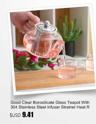 1L Induction Cooker Borosilicate Electromagnetic Glass Teapot 304