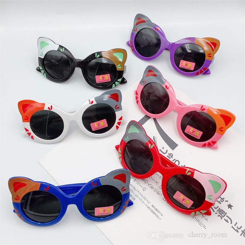 Gafas De Sol Con Orejas De Gato De Dibujos Animados De Gafas De Sol Con Orejas De Gato De Dibujos Animados De