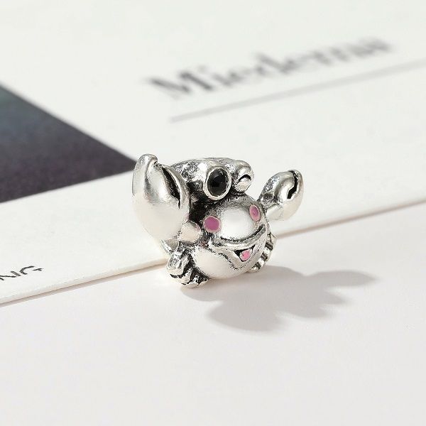 Se adapta a Pandora Pulseras 20 unids de cangrejo Divise los encantos de se