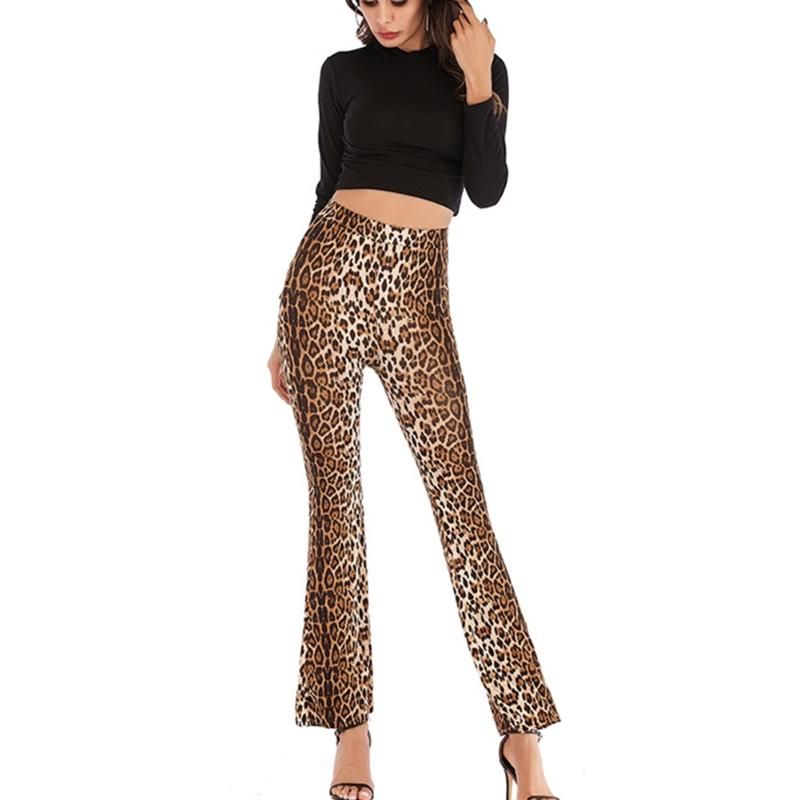 Pantalones Largos De Verano Con Estampado De Leopardo Para M Pantalones Largos De Verano Con Estampado De Leopardo Para M