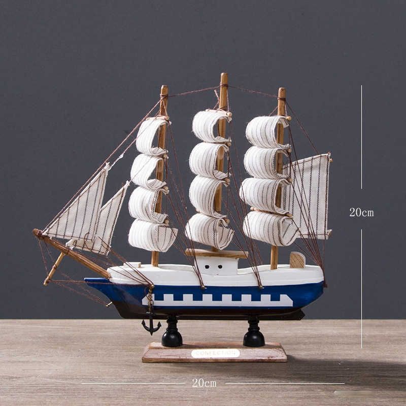 e Wooden Sailboat