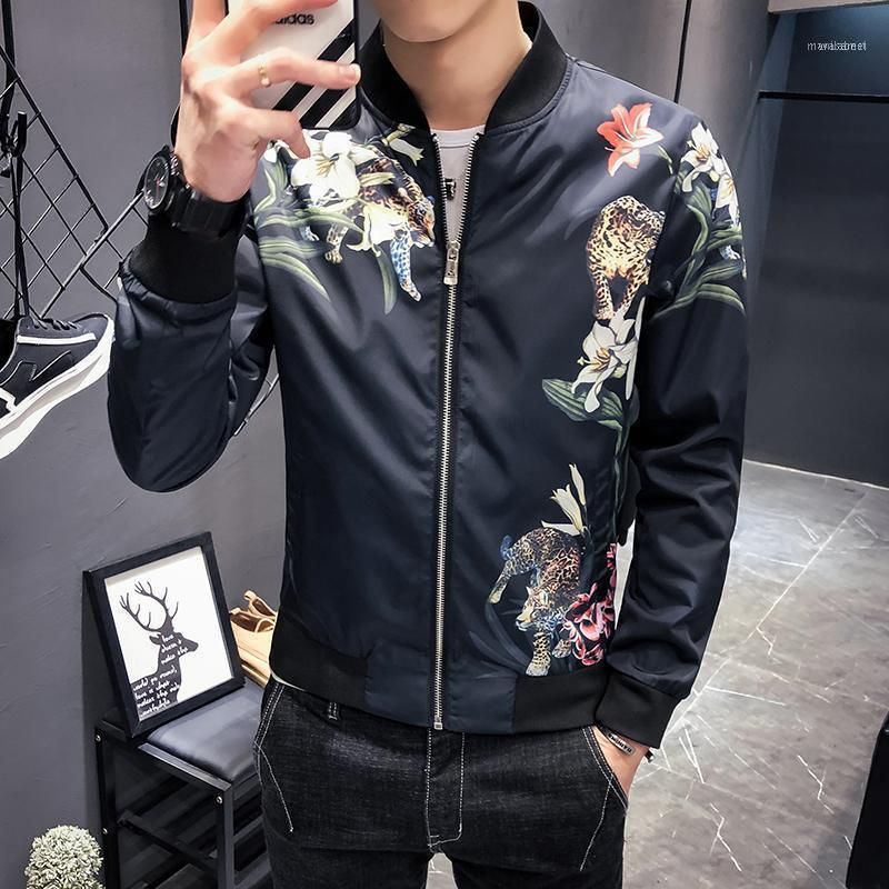 opción Prematuro Presentador Chaquetas para hombre Chaqueta de flores Hombres 2021 Fancy Club Fiesta  Spring Chaqueta Para Hombre Cortaviento