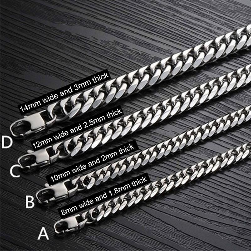 8mm bred silver 20inch 50cm