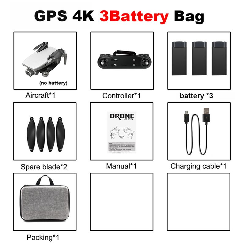 GPS 4K 3Bバッグホワイト