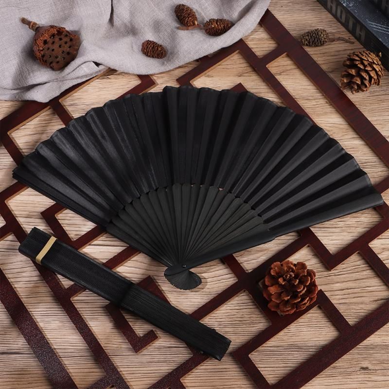Featured products Dance Props Hand Held Chinese Style Black Silk