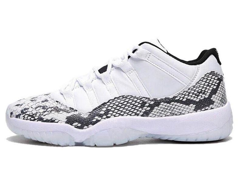 #42 Low White Snakeskin36-47