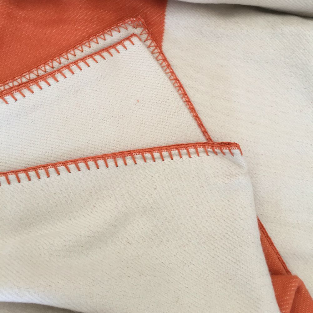 2021 Letter Cashmere Blanket Crochet Soft Wool Scarf Shawl