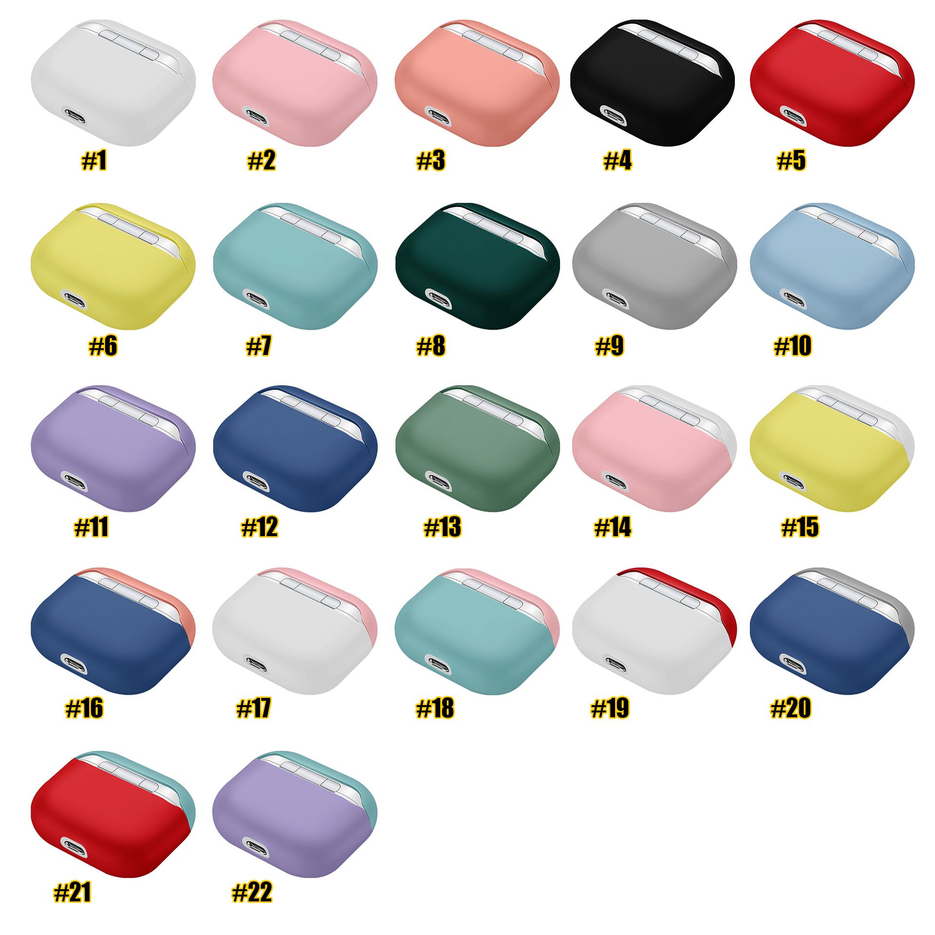 Cas pour AirPods 3, MOQ 5PCS par couleur